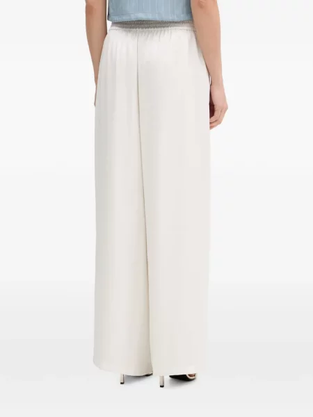 Pantaloni palazzo Dkny cu talie înaltă