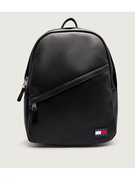 Tommy Jeans Hátizsák Tjm Daily Pu Backpack fekete