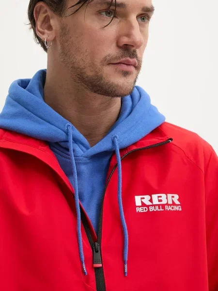 Rövid farmer dzseki Red Bull Racing X Pepe Jeans piros