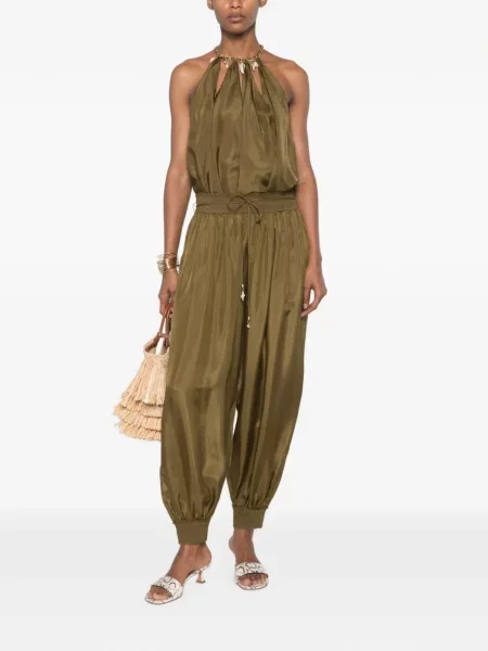 Pantaloni Zimmermann cu cordon verde