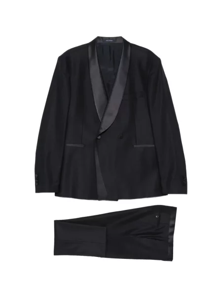 Costum Tagliatore cu două rânduri de nasturi albastru