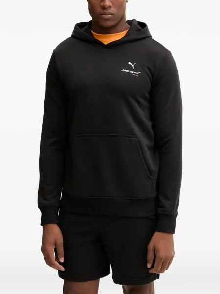 Hanorac cu glugă Puma cu imagine negru
