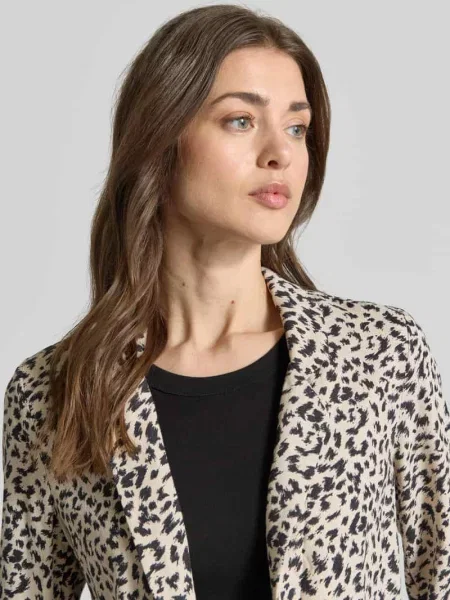 Krój loose fit krótki blezer z mieszanka i lnu model JESMILO' Vero Moda