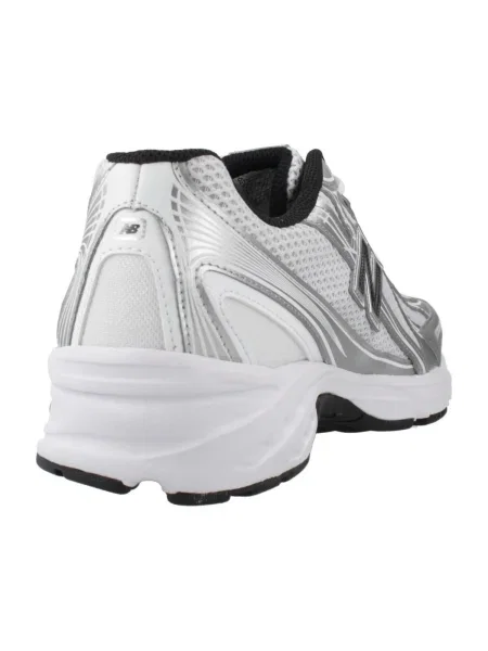 New balance Rövid szárú sportcipők fekete / ezüst fehér