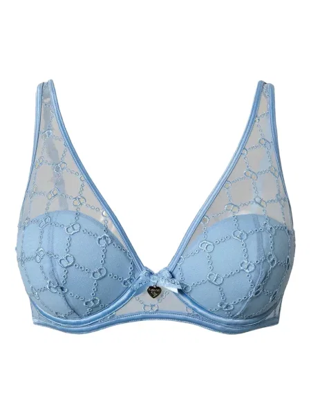 Sutien Twinset plasă albastru