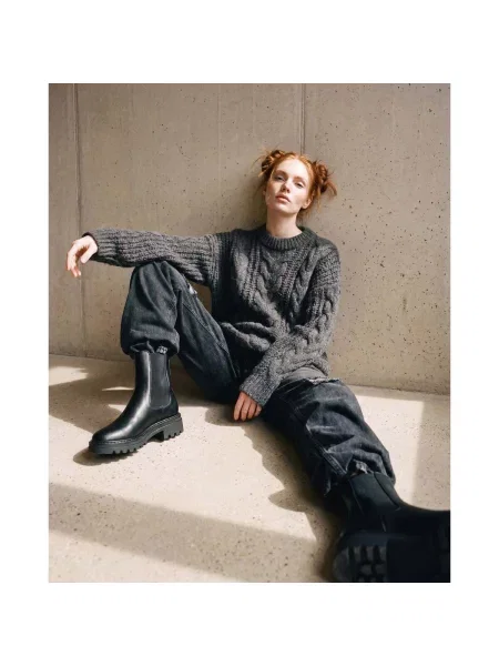 Chelsea boots Nae Vegan Shoes čierna