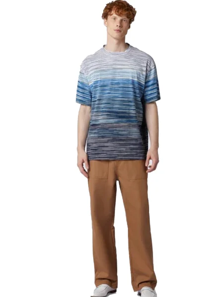 Tricou Missoni scurt alb