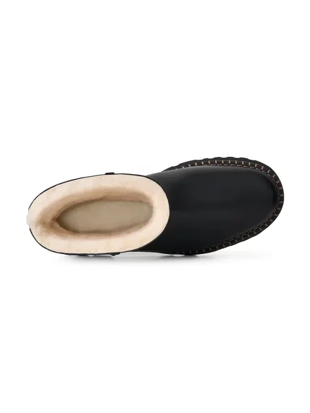 Кожаные короткие сапоги Ugg