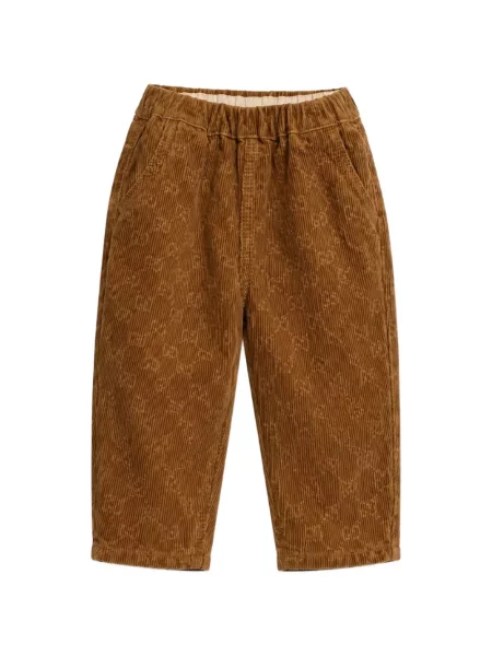 Spodnie dziecięce Gucci brązowe