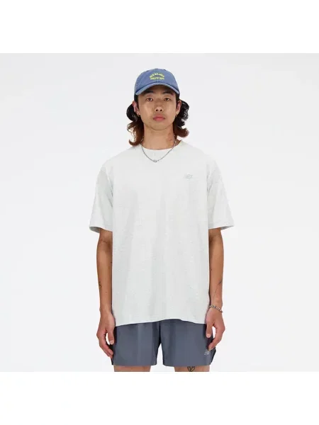 T-shirt New Balance Athletics Cotton T-Shirt Ash Heather S szara