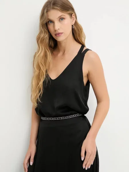 Блуза Answear.LAB дамска с изчистен дизайн черно