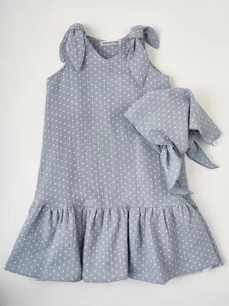 Дитячий Сарафан KRAKO блакитний