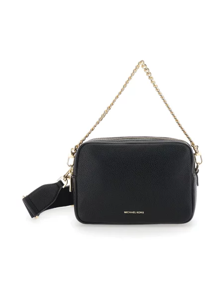 Torebka crossbody Michael Kors skórzana czarna