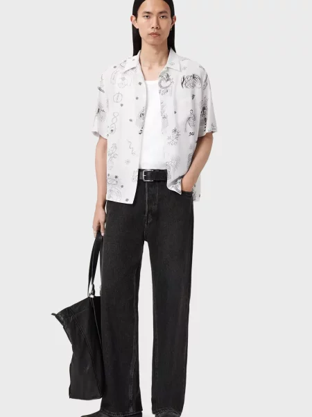 Сорочка Allsaints біла