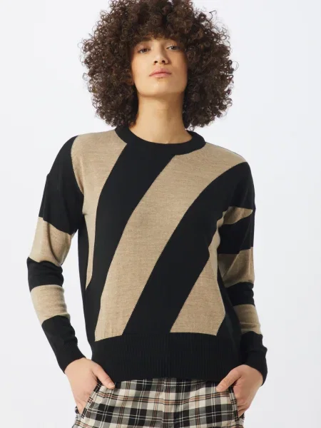 Trendyol Pulover bej negru