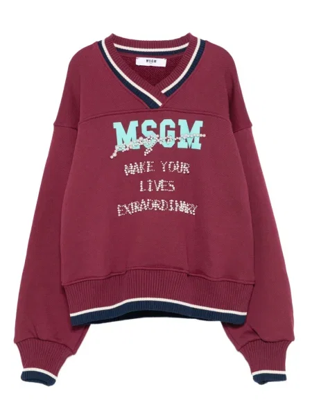 Bluza dziecięca Msgm czerwona