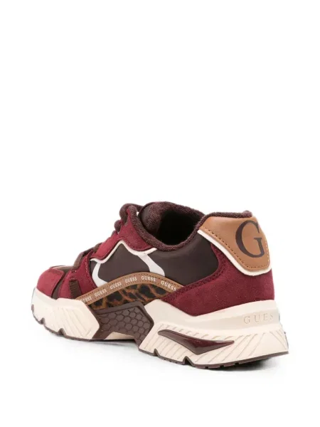 Sneakerși Guess cu imagine cu model leopard roșu