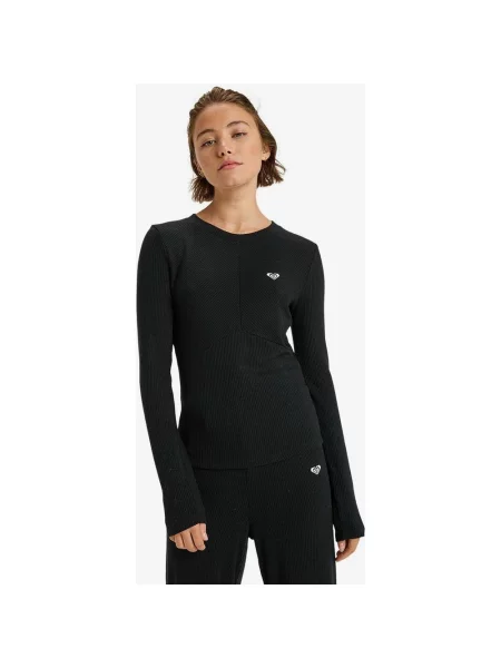 Koszulka Roxy Rise & Vibe New Rib długa XS czarna