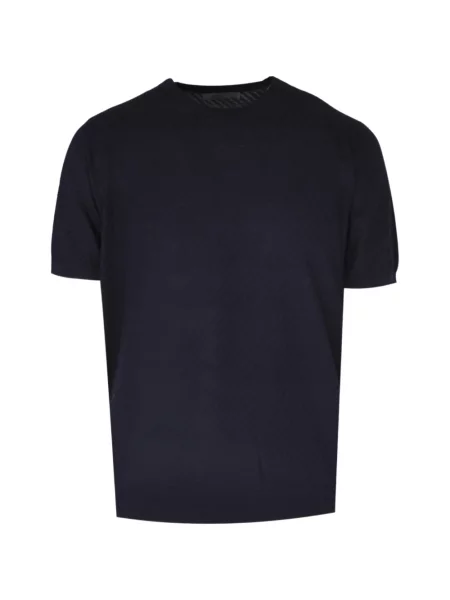 Tricou Corneliani tricotate albastru
