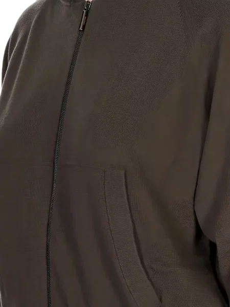 Hanorac cu glugă 's Max Mara tricotate maro