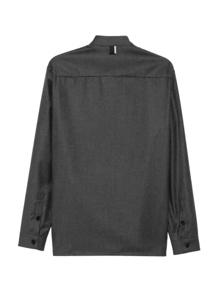 Gulerat cămașă Low Brand gri