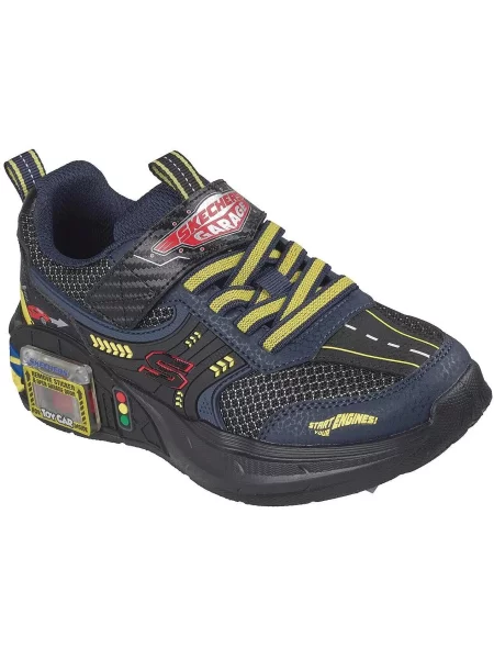 Buty sportowe dla dzieci Skechers Garage niebieskie