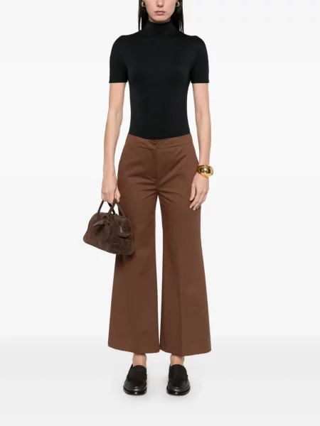 Pantaloni Semicouture maro