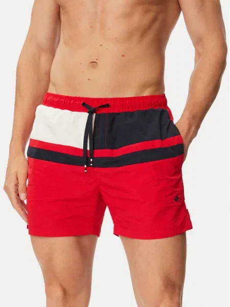 Beverly Hills Polo Club Pantaloni scurți pentru înot roșu