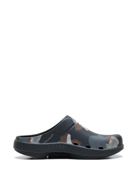 Sandale Undercover cu model floral cu imagine negru