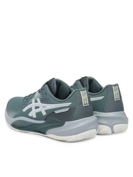 Pánske tenisové topánky ASICS Gel-Challenger Clay 15 ironclad/grey blue zelená
