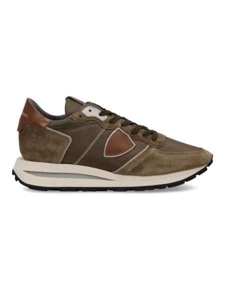 Buty do biegania Philippe Model skórzane do biegania zielone