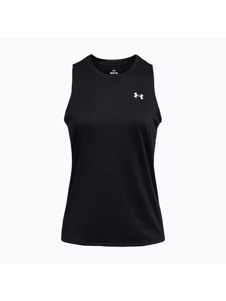 Tricou de antrenament pentru femei Under Armour Tech Tank Solid black/white alb