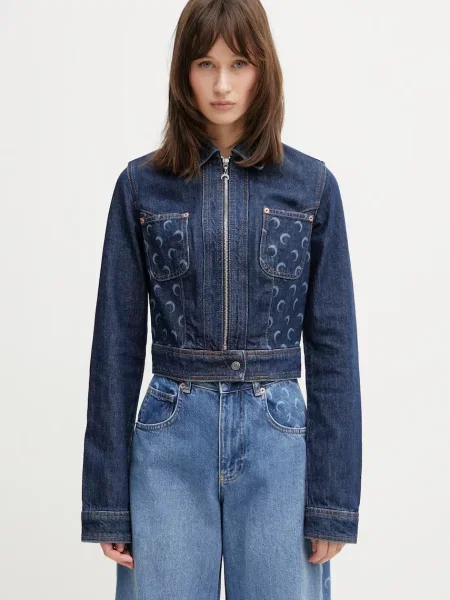 Marine Serre jachetă de damă din denim