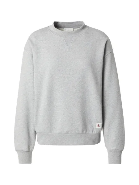 Mikina Calvin Klein Jeans sivá