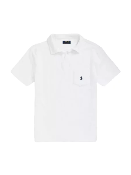 Krótka koszulka polo Ralph Lauren biała