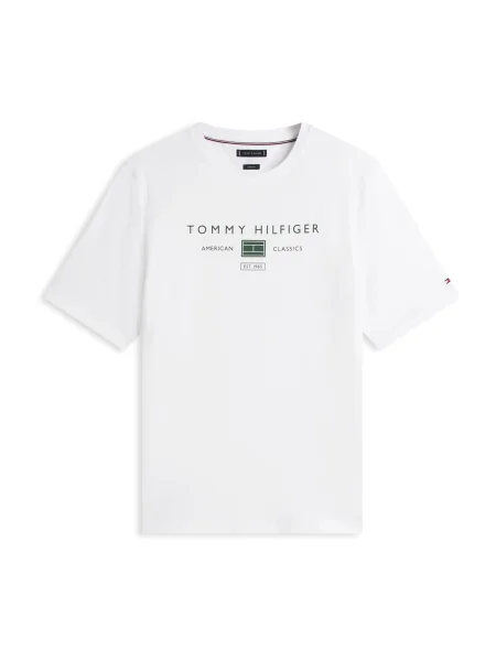Tommy Hilfiger Big & Tall Tricou BRAND LOVE verde închis alb