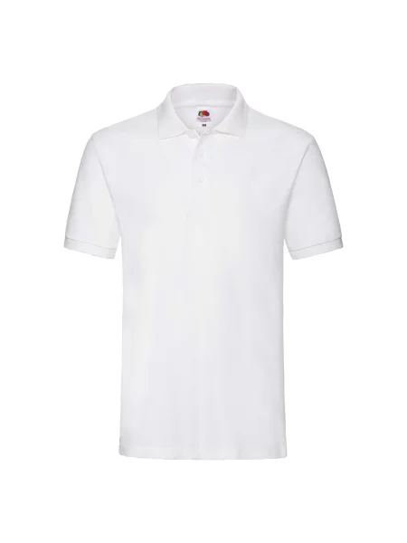 Polo Fruit Of The Loom alb