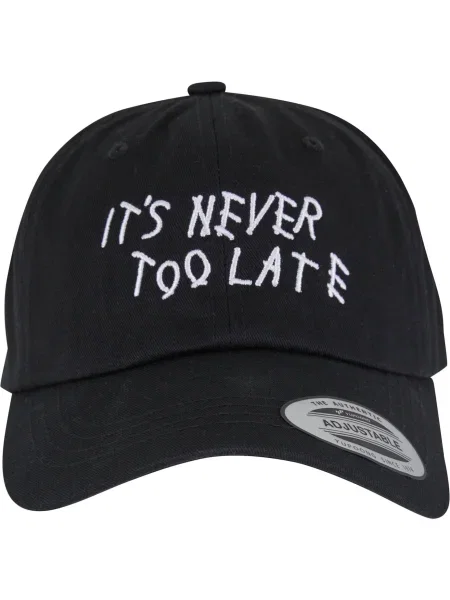 Mister Tee Șapcă Never Too Late negru alb