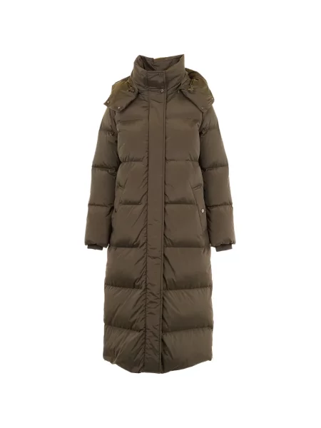 Palton Woolrich cu glugă verde