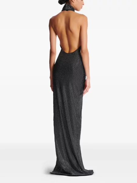 Rochie Balmain de catifea de costum negru
