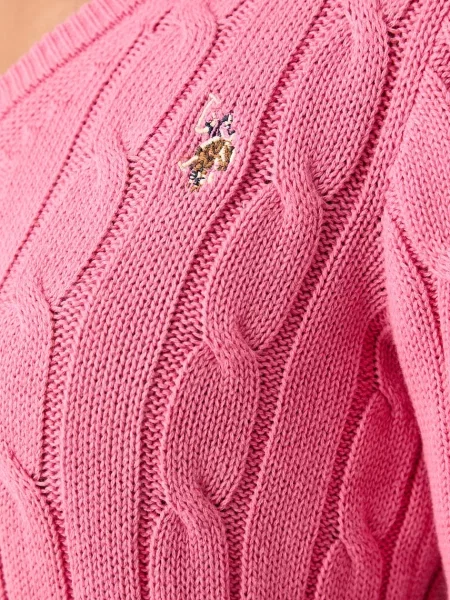 U.S. Polo Assn. светр V-NECK CABLE