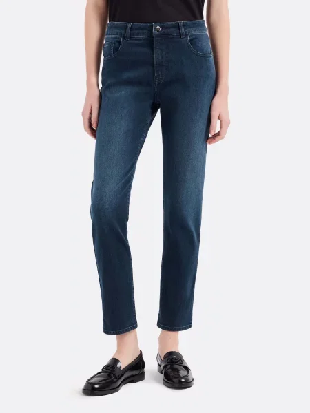 Завужені джинси Emporio Armani синій