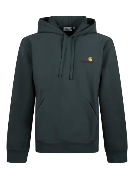Hanorac cu glugă Carhartt Wip cu broderie verde