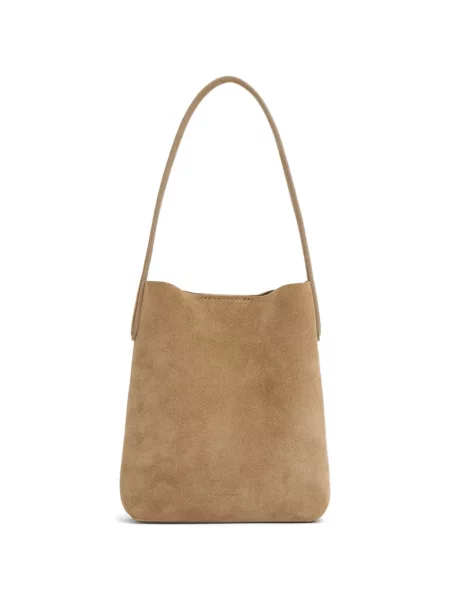 Geantă shopper Mansur Gavriel din piele de căprioară