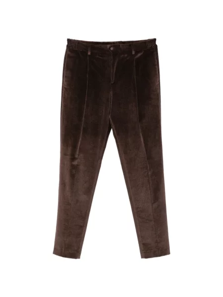 Pantaloni Bagnoli Sartoria Napoli de catifea cord maro