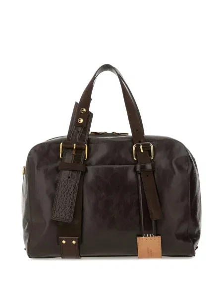 Geantă Moschino zdrențuiți maro