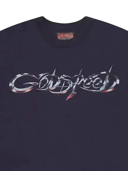 Тениска Godspeed с автограф синьо