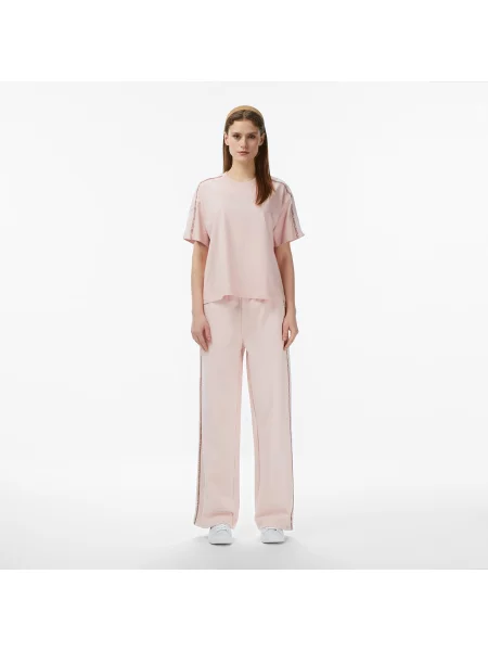 Футболка Lacoste розовая