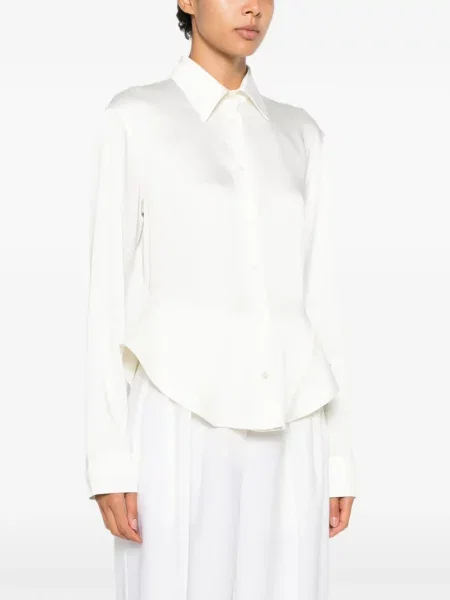 Lung cămașă Stella Mccartney alb