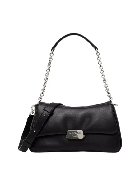 Emporio Armani torebka skórzana czarna